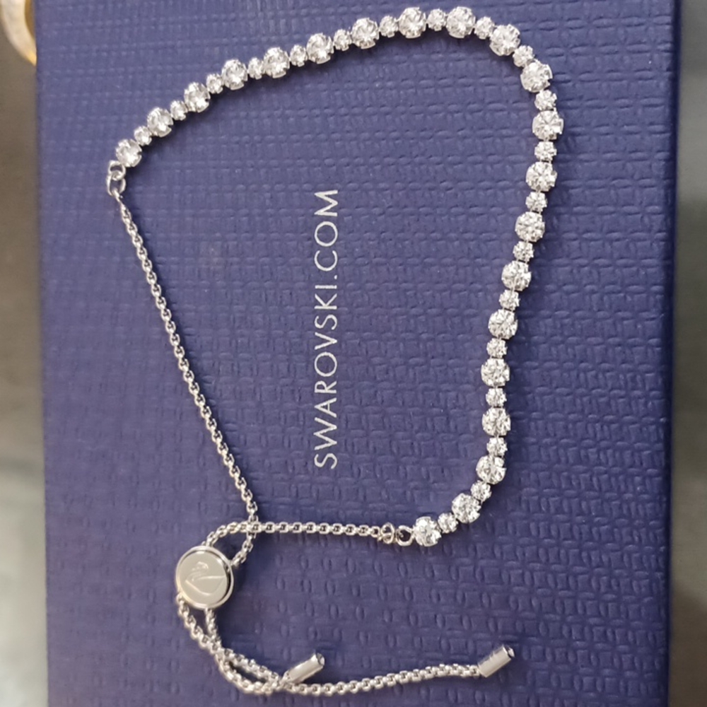 Swarovski crystal tennis bracelet